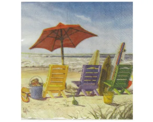 Napkins - Beach Scene Cocktail Napkins