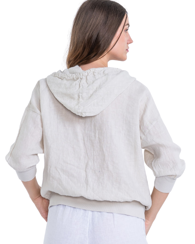 Vera May - Sabbia Italian Linen Top