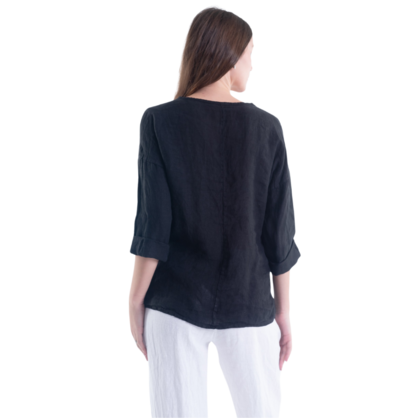 Vera May - Italian Linen Top