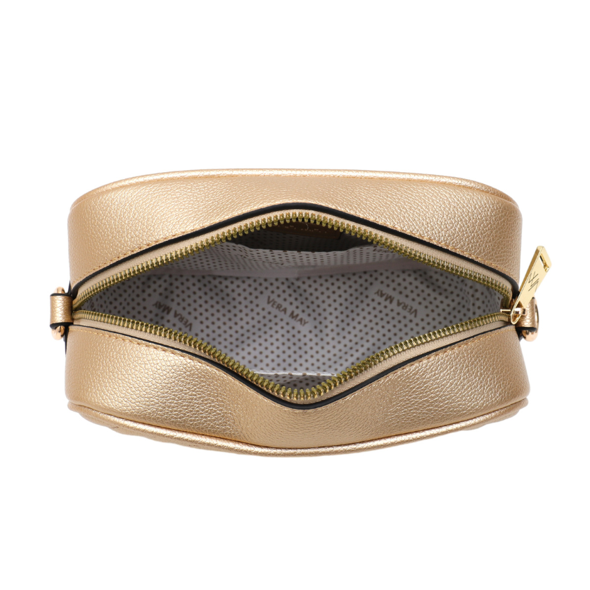 Vera May - Willow Gold Crossbody Handbag