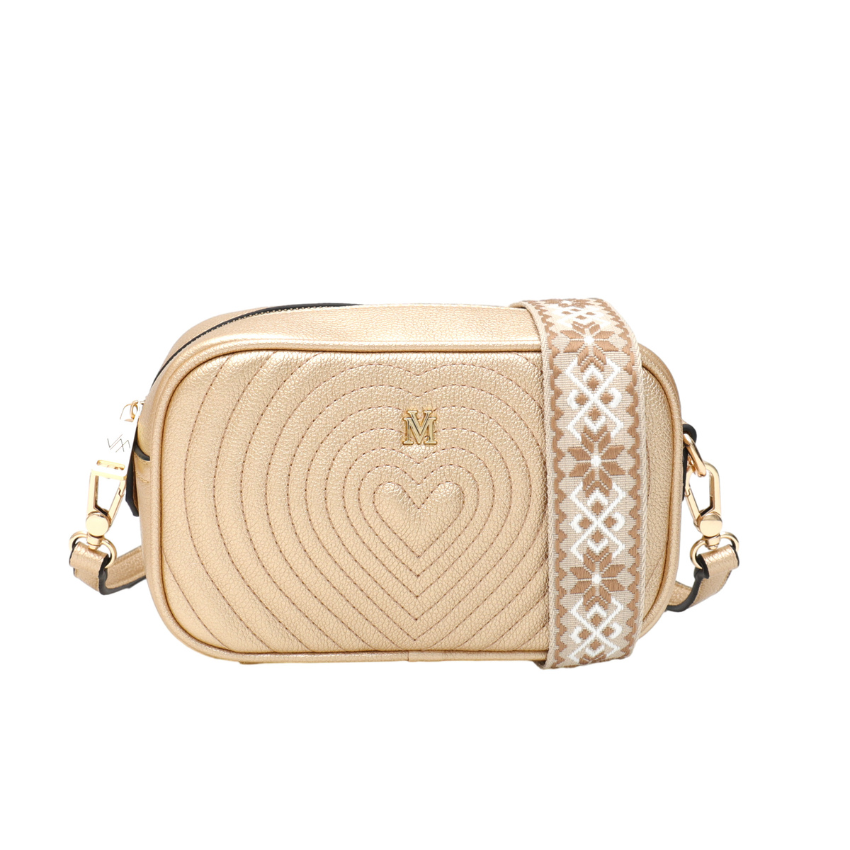 Vera May - Willow Gold Crossbody Handbag