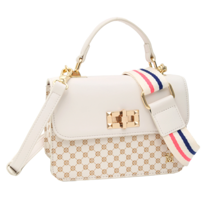 Vera May - Sally White Crossbody Handbag